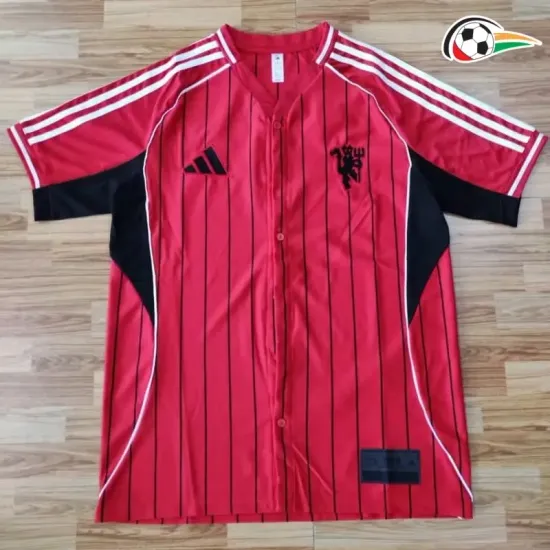 Equipacione Manchester United Futebol Camisa de Beisebol 2025/26 Vermelho