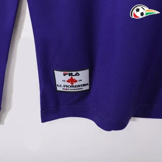 Fiorentina Camiseta Replicas Local Primeiro Kit 1998/99 Vintage ML Roxo Fiorentina Camiseta Replicas Local Primeiro Kit 1998/99 Vintage ML Roxo