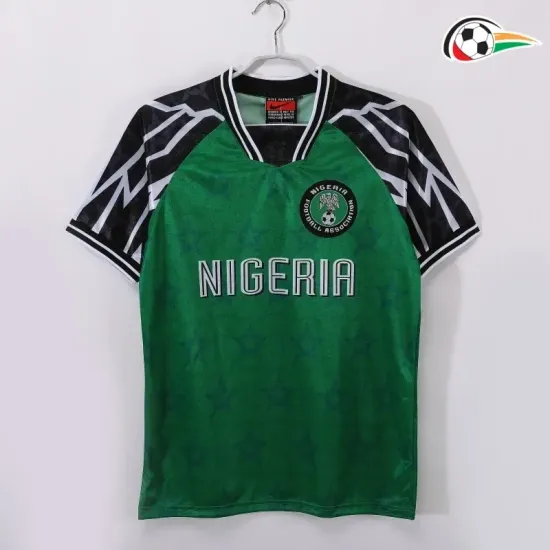 Nigeria Camisa Baratas Local 1994/95 Classicas Verde Nigeria Camisa Baratas Local 1994/95 Classicas Verde