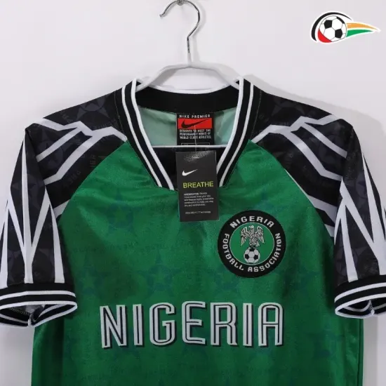 Nigeria Camisa Baratas Local 1994/95 Classicas Verde Nigeria Camisa Baratas Local 1994/95 Classicas Verde