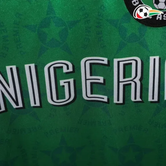 Nigeria Camisa Baratas Local 1994/95 Classicas Verde Nigeria Camisa Baratas Local 1994/95 Classicas Verde