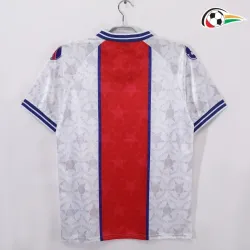 PSG Camisa Futebol Away Segundo Kit 1994/95 Retro Vermelho/Branco