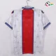 PSG Camisa Futebol Away Segundo Kit 1994/95 Retro Vermelho/Branco