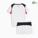 Camisa AC Milan Baratas Visitante Segundo Kit 2025/26 (Camisola + Calções) Branco