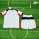 Camisa AC Milan Baratas Visitante Segundo Kit 2025/26 (Camisola + Calções) Branco