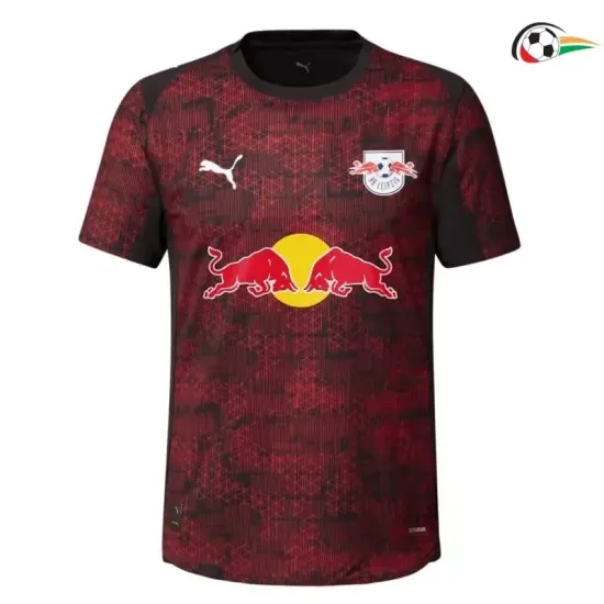 Camisa Leipzig Qualidade AAA Alternativa 2025/26 Vermelho/Preto