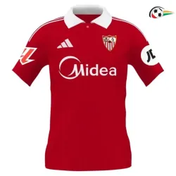 Camiseta Sevilla FC Qualidade TAILANDESA Segundo Kit 2025/26 Vermelho