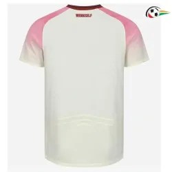 Camisola Leverkusen Qualidade TAILANDESA Away 2025/26 Rosa/Branco