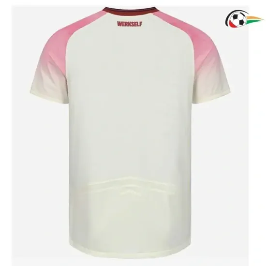 Camisola Leverkusen Qualidade TAILANDESA Away 2025/26 Rosa/Branco