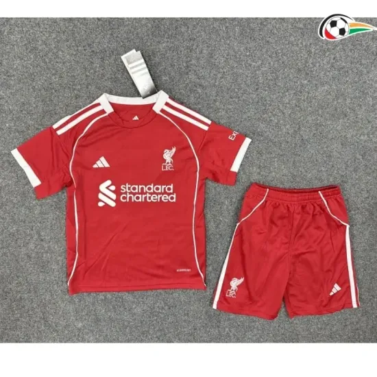 Camisola Liverpool Replicas Home Primeiro Kit 2025/26 Niños Vermelho