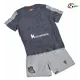Camisola Real Sociedad Qualidade Premium Away Segundo Kit 2025/26 Infantil com Patch da La Liga Azul/Cinza