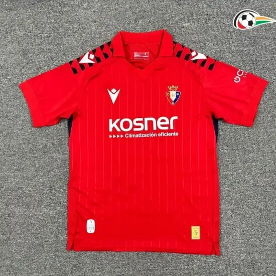 Equipacione Osasuna Qualidade AAA Local Primeiro Kit 2025/26 Vermelho Equipacione Osasuna Qualidade AAA Local Primeiro Kit 2025/26 Vermelho