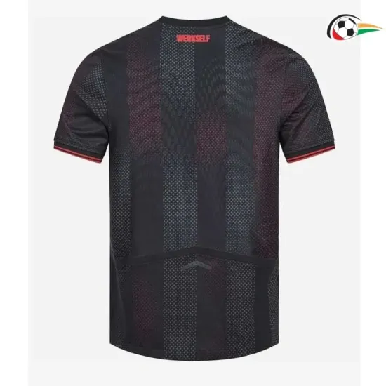 Leverkusen Equipacione Baratas Home 2025/26 Preto