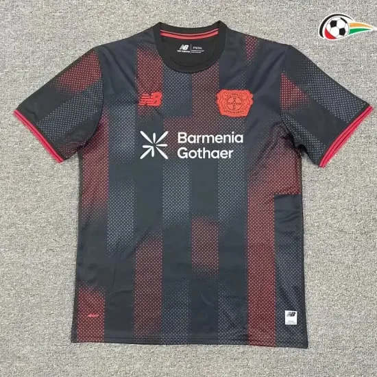 Leverkusen Equipacione Baratas Home 2025/26 Preto