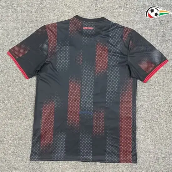 Leverkusen Equipacione Baratas Home 2025/26 Preto