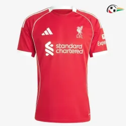 Liverpool Equipacione Futebol Primeiro Kit 2025/26 Vermelho