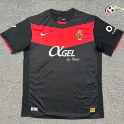 RCD Mallorca Camiseta Qualidade Premium Thrid Terceiro Kit 2025/26 com Patch da La Liga Preto