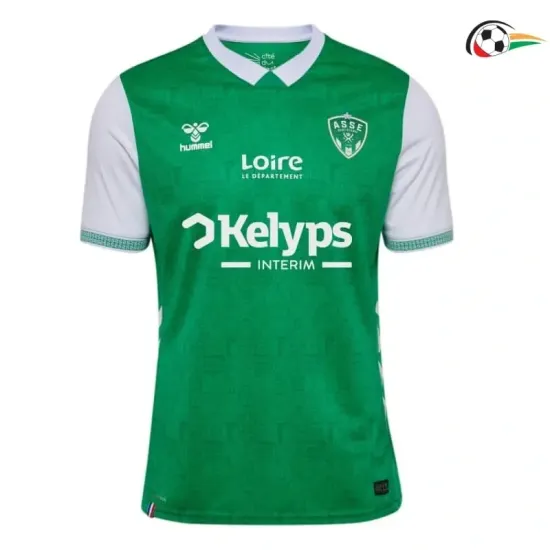 Saint-Étienne Camisa Futebol Primeiro Kit 2025/26 Verde