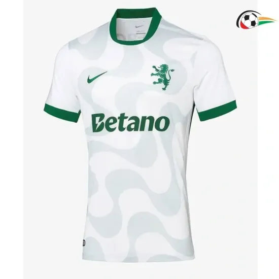Camiseta Lisboa Qualidade Premium Visitante Segundo Kit 2025/26 Branco Camiseta Lisboa Qualidade Premium Visitante Segundo Kit 2025/26 Branco