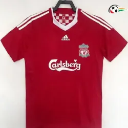 Liverpool Equipacione Futebol Home Primeiro Kit 2008/09 Retro Vermelho