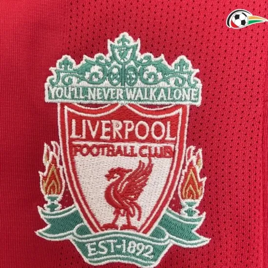 Liverpool Equipacione Futebol Home Primeiro Kit 2008/09 Retro Vermelho