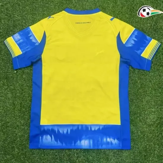 Parma Calcio Camisa Baratas Visitante 2025/26 Azul/Amarelo