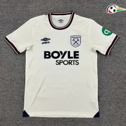 West Ham United Camiseta Qualidade Premium Visitante Segundo Kit 2025/26 Bege