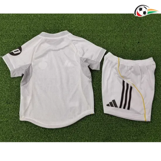Equipacione Real Madrid Futebol Local Primeiro Kit 2025/26 (Camisola + Calções) Jogador Branco