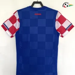 Camisola Croacia Replicas Away Segundo Kit 2010 Retro Classicas Azul