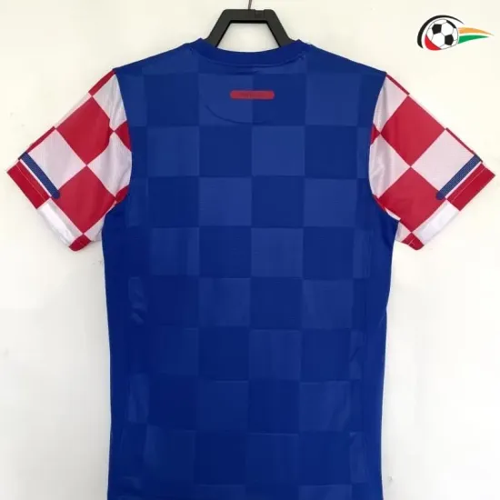 Camisola Croacia Replicas Away Segundo Kit 2010 Retro Classicas Azul Camisola Croacia Replicas Away Segundo Kit 2010 Retro Classicas Azul