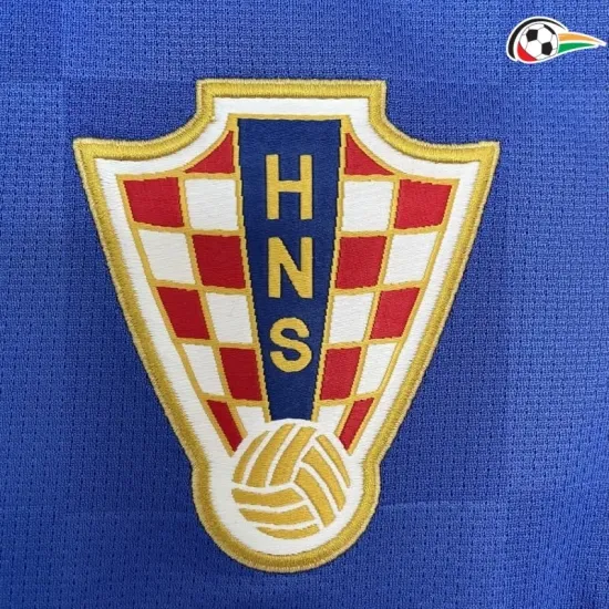 Camisola Croacia Replicas Away Segundo Kit 2010 Retro Classicas Azul Camisola Croacia Replicas Away Segundo Kit 2010 Retro Classicas Azul