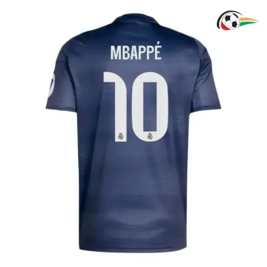Camisola MBAPPÉ 10 Real Madrid Qualidade TAILANDESA Segundo Kit 2025/26 Azul/Marinho Camisola MBAPPÉ 10 Real Madrid Qualidade TAILANDESA Segundo Kit 2025/26 Azul/Marinho