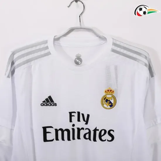 Equipacione Real Madrid Qualidade AAA Local Primeiro Kit 2015/16 Retro ML Branco Equipacione Real Madrid Qualidade AAA Local Primeiro Kit 2015/16 Retro ML Branco
