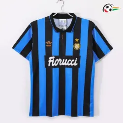 Inter de Milan Camisola Qualidade Premium Local 1992/94 Retro Classicas Azul Marinho