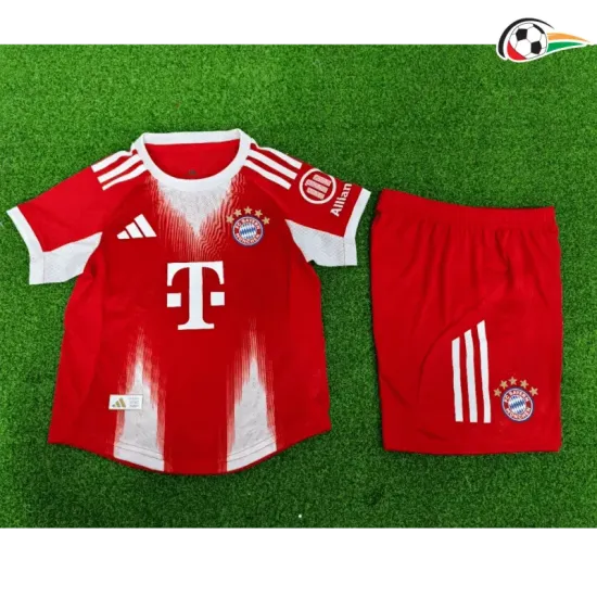 Camisola Bayern Múnich Qualidade Premium Local Primeiro Kit 2025/26 Niños Versão Jogador Vermelho/Branco Camisola Bayern Múnich Qualidade Premium Local Primeiro Kit 2025/26 Niños Versão Jogador Vermelho/Branco