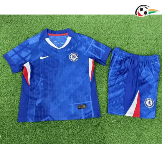 Chelsea Equipacione Qualidade AAA Primeiro Kit 2025/26 Infantil Jogador Azul Chelsea Equipacione Qualidade AAA Primeiro Kit 2025/26 Infantil Jogador Azul