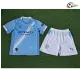 Manchester City Camisa Baratas Local 2025/26 Infantil Jogador Azul/Branco Manchester City Camisa Baratas Local 2025/26 Infantil Jogador Azul/Branco