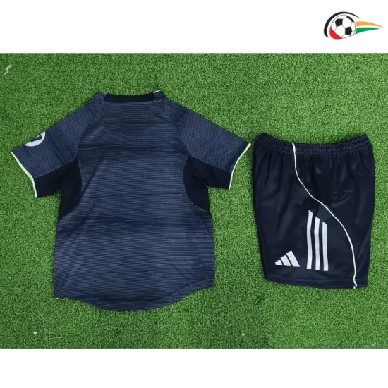 Real Madrid Camisola Replicas Visitante 2025/26 Niños Versão Jogador Azul Marinho Real Madrid Camisola Replicas Visitante 2025/26 Niños Versão Jogador Azul Marinho
