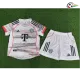 Camisa Bayern Múnich Futebol Away Segundo Kit 2025/26 Infantil Jogador Branco Camisa Bayern Múnich Futebol Away Segundo Kit 2025/26 Infantil Jogador Branco