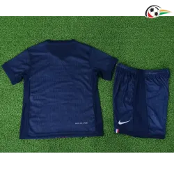 Camiseta PSG Replicas Local 2025/26 (Camisola + Calções) Versão Jogador Azul
