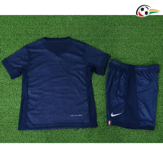 Camiseta PSG Replicas Local 2025/26 (Camisola + Calções) Versão Jogador Azul Camiseta PSG Replicas Local 2025/26 (Camisola + Calções) Versão Jogador Azul
