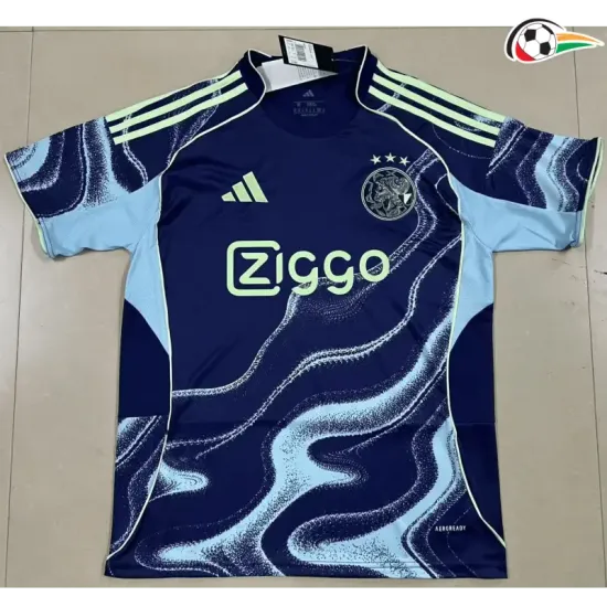 Ajax Camiseta Qualidade Premium Away 2025/26 Azul Ajax Camiseta Qualidade Premium Away 2025/26 Azul