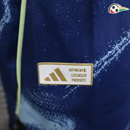 Ajax Equipacione Futebol Segundo Kit 2025/26 Versão Jogador Azul Ajax Equipacione Futebol Segundo Kit 2025/26 Versão Jogador Azul