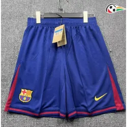 Barcelona Shorts Qualidade Premium Home Primeiro Kit 2025/26 Azul