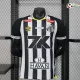 Camisa Santos FC Baratas Away Segundo Kit 2025/26 com Publicidade Versão Jogador Preto/Branco Camisa Santos FC Baratas Away Segundo Kit 2025/26 com Publicidade Versão Jogador Preto/Branco