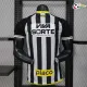 Camisa Santos FC Baratas Away Segundo Kit 2025/26 com Publicidade Versão Jogador Preto/Branco Camisa Santos FC Baratas Away Segundo Kit 2025/26 com Publicidade Versão Jogador Preto/Branco