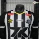 Camisa Santos FC Baratas Away Segundo Kit 2025/26 com Publicidade Versão Jogador Preto/Branco Camisa Santos FC Baratas Away Segundo Kit 2025/26 com Publicidade Versão Jogador Preto/Branco