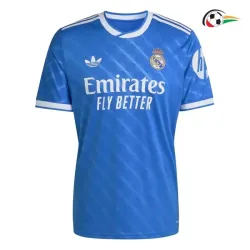 Camiseta Real Madrid Qualidade Premium Terceiro Kit 2025/26 Azul