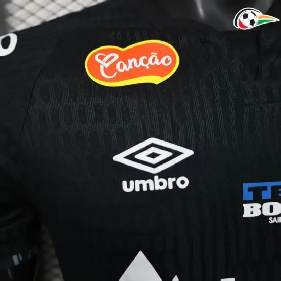 Camiseta Santos FC Qualidade TAILANDESA Edição Especial 2025/26 com Publicidade Jogador Preto Camiseta Santos FC Qualidade TAILANDESA Edição Especial 2025/26 com Publicidade Jogador Preto