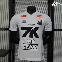 Camisola Santos FC Replicas Local 2025/26 com Publicidade Jogador Branco